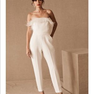 NEW BHLDN Janae Strapless Jumpsuit